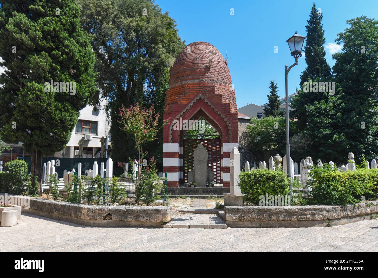 Mostar: Cimitero delle vittime del genocidio. Bosnia ed Erzegovina Foto Stock