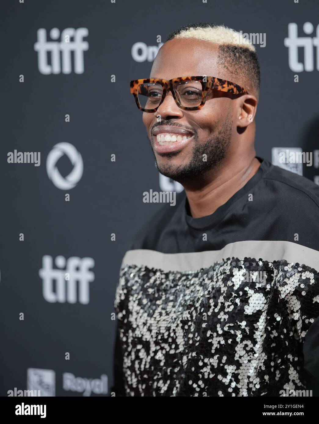 Kardinal Offishal sul Red carpet al Toronto International Film Festival per il film «Elton John: Never Too Late» Gala Presentation proiezione ROY THOMSON HALL THEATER 6 settembre 2024 Foto Stock