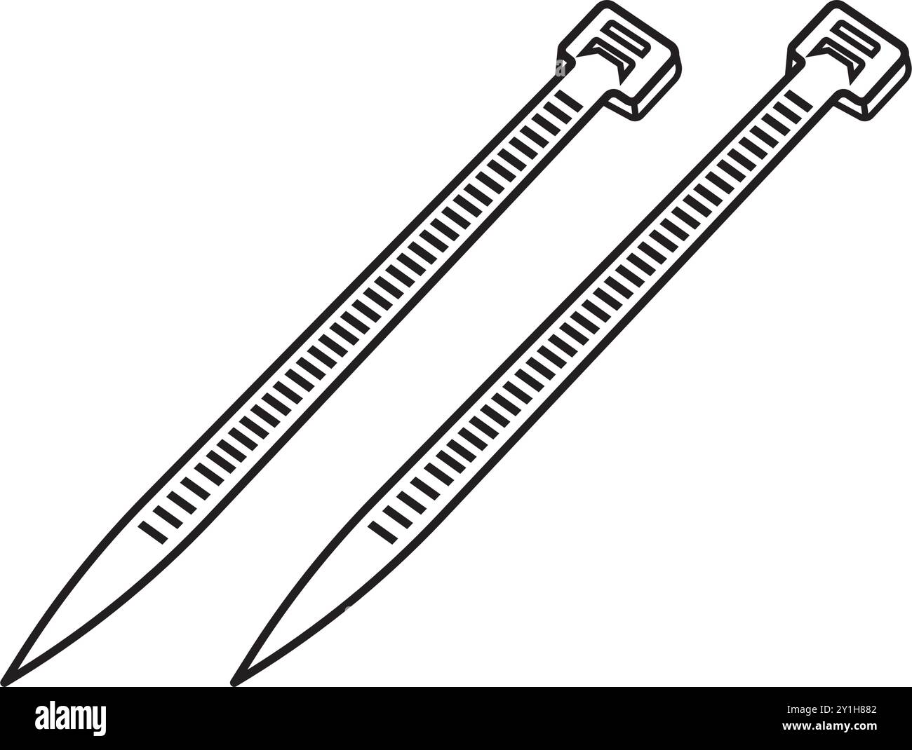 Icona della fascetta serrafili, illustrazione del design dell'elemento Illustrazione Vettoriale
