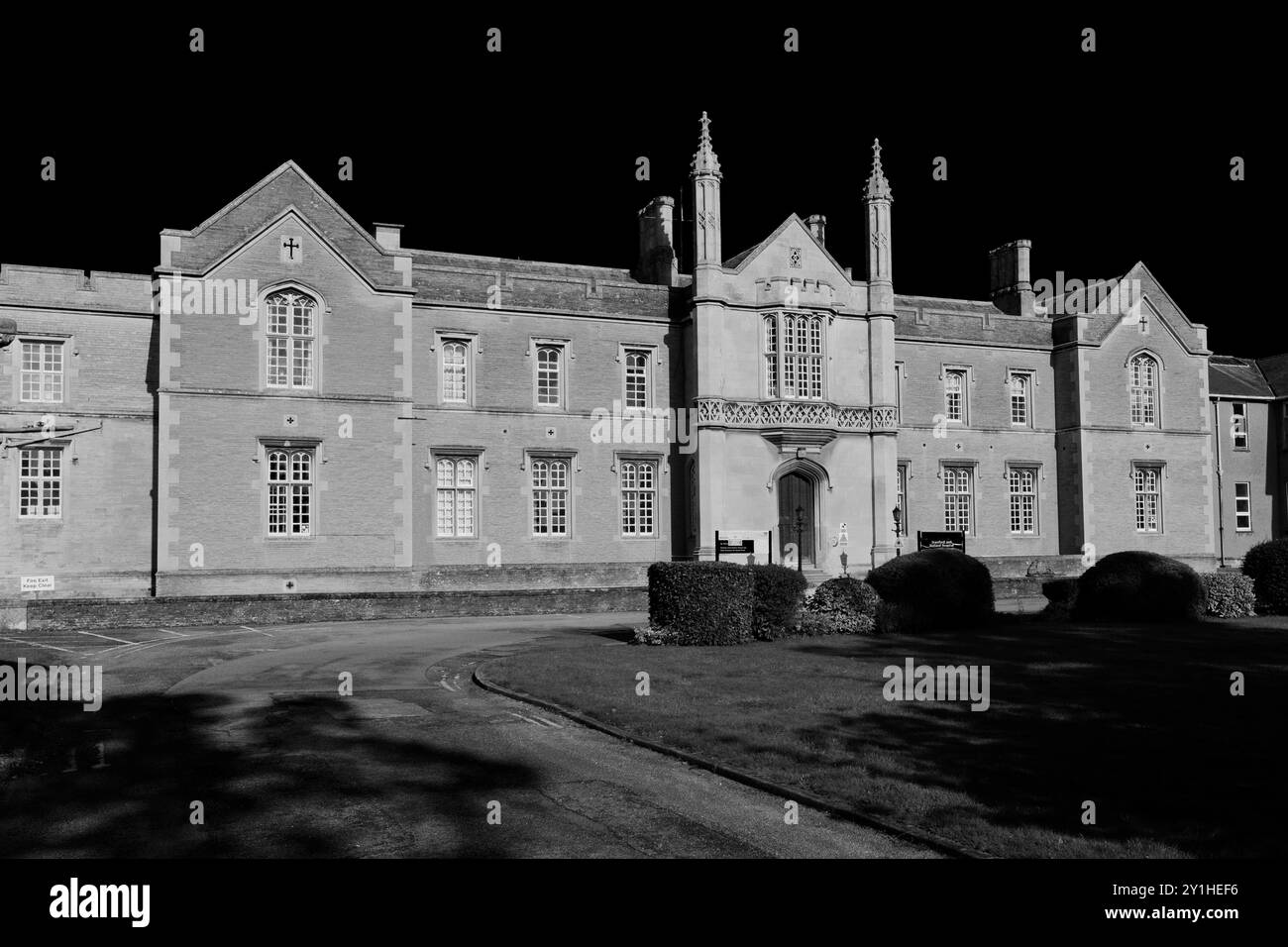 Lo Stamford e Rutland Ospedale, Stamford town; Lincolnshire; Inghilterra; Regno Unito Foto Stock