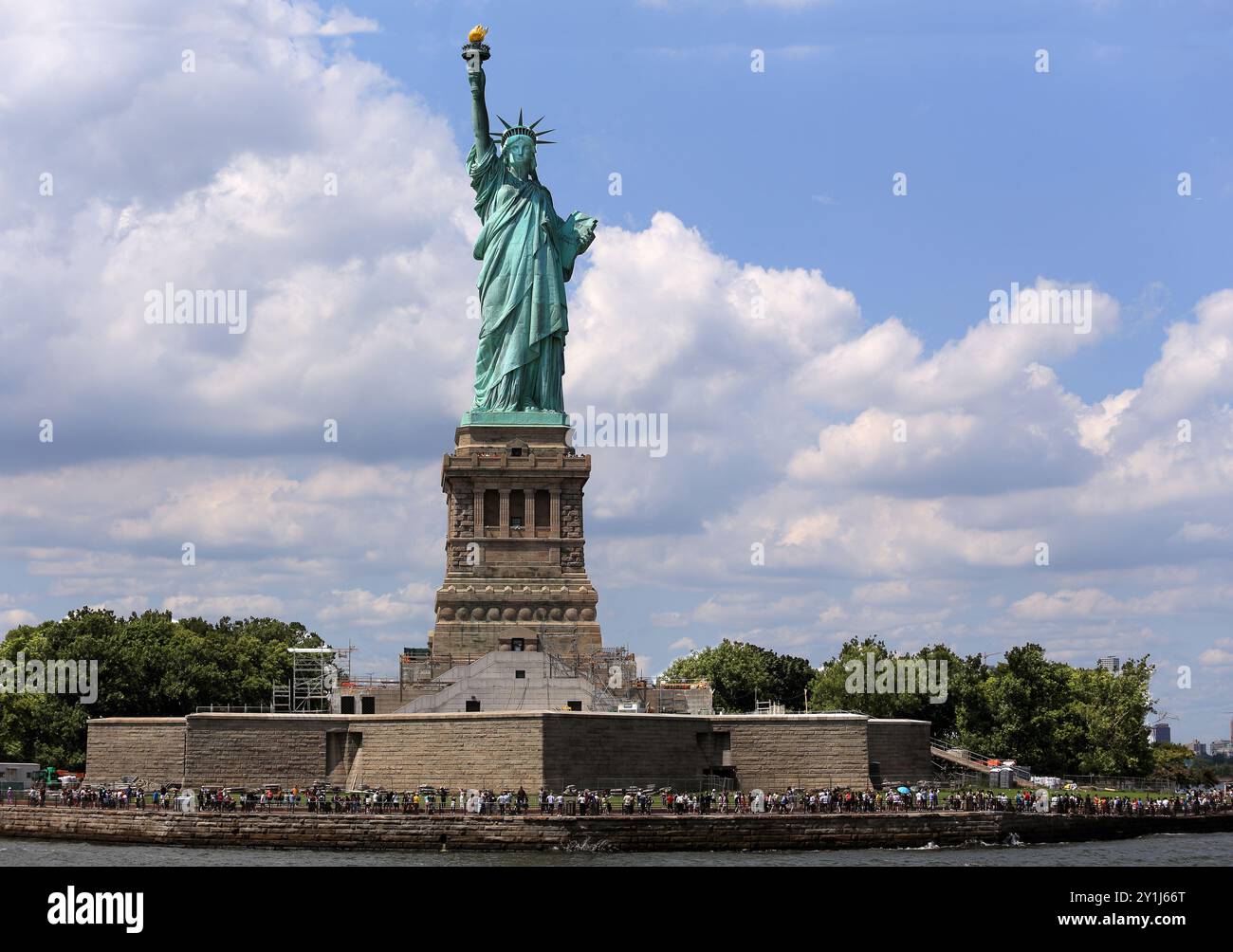 Statua della libertà New York Harbor New York City Foto Stock