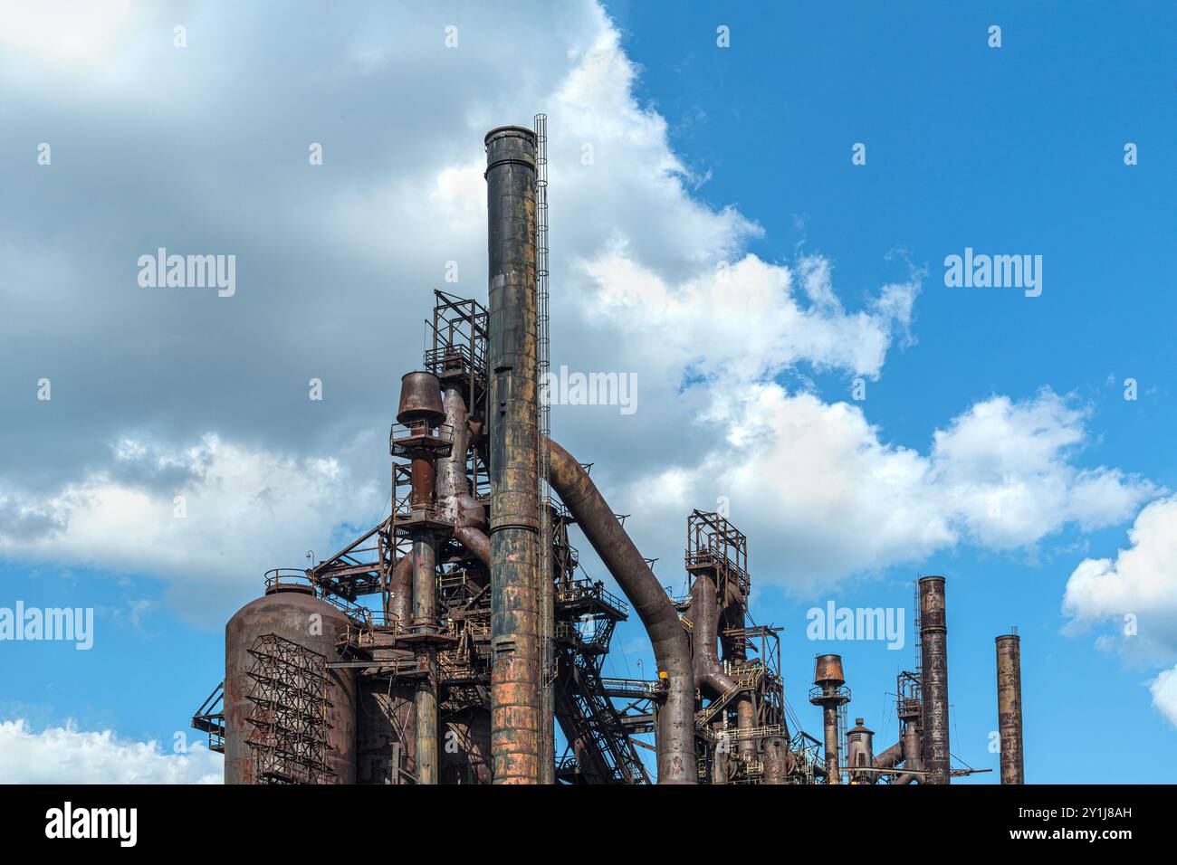 Chiusa l'acciaieria di Bethlehem, Pennsylvania, Stati Uniti Foto Stock