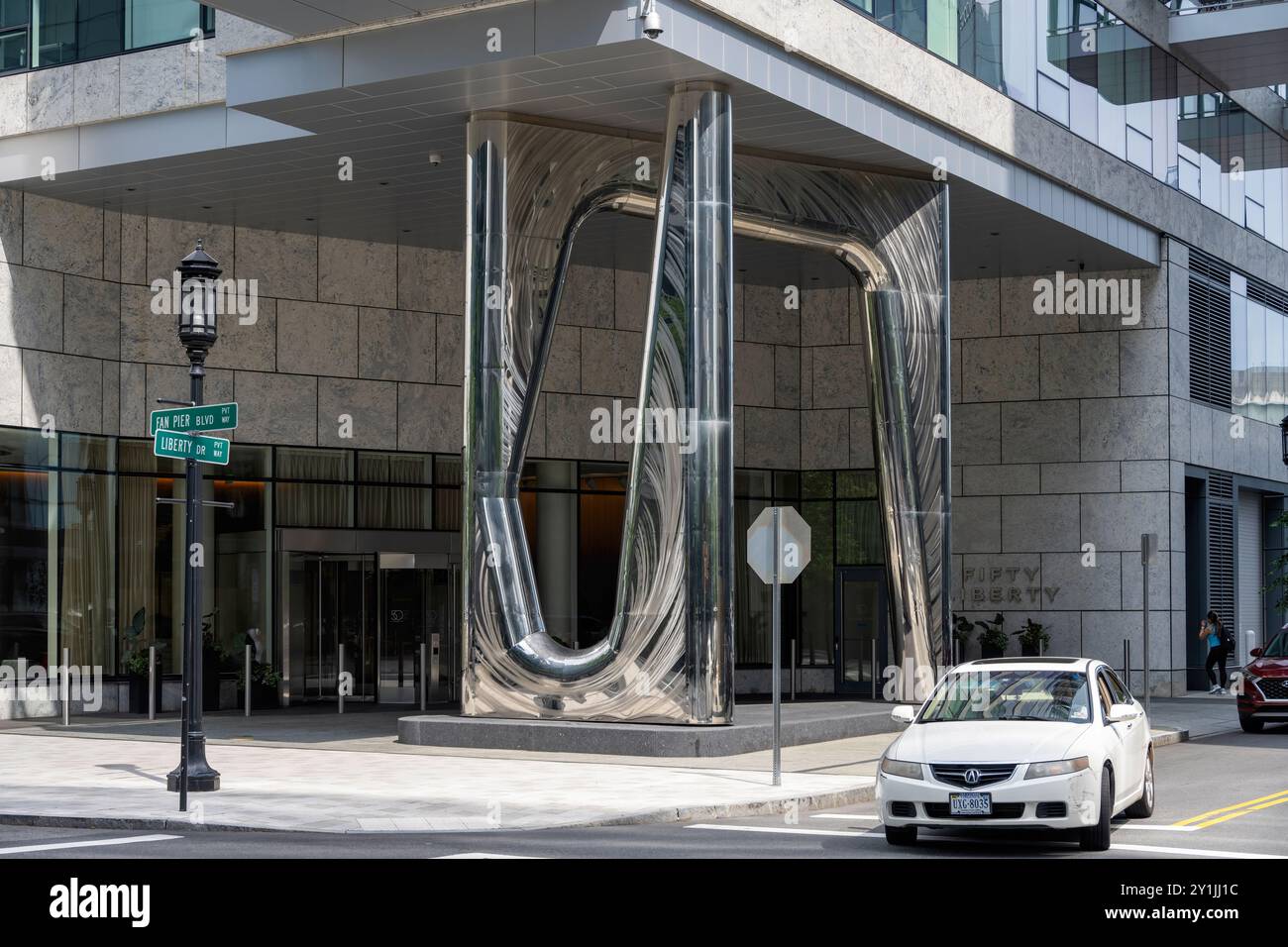 Fifty Liberty Drive Unit Building Boston, Massachusetts Foto Stock