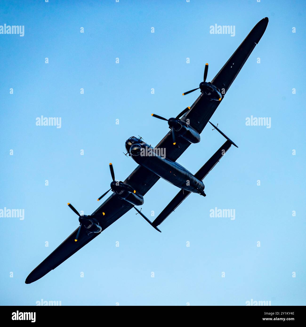 Portrush, Regno Unito. 7 settembre 2024. 07/09/2024 Portrush Portrush Airshow 2024 bombardiere pesante della seconda guerra mondiale, famoso per il raid dei Dambusters. Crediti: Bonzo/Alamy Live News Foto Stock