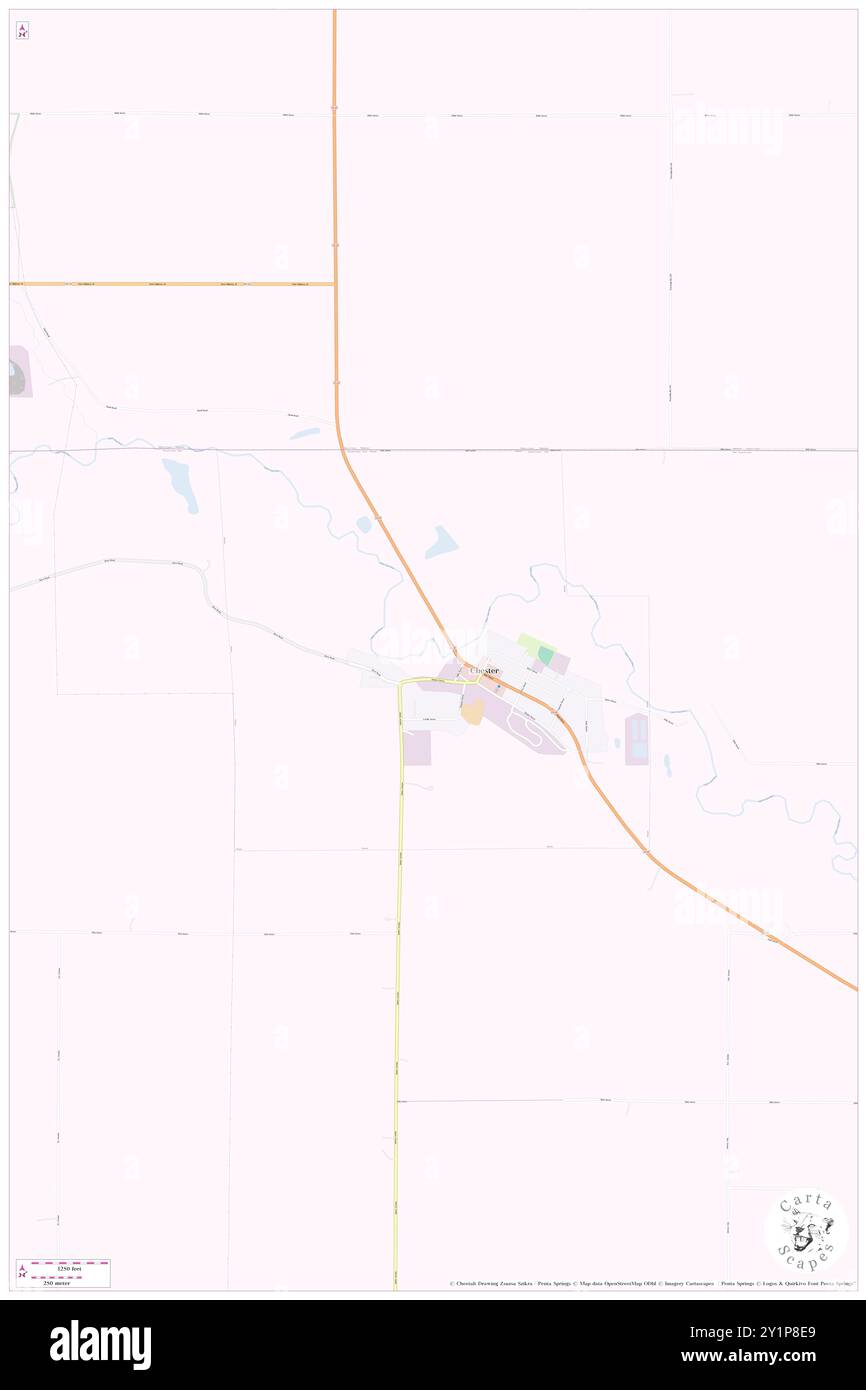 Chester, Howard County, Stati Uniti, Iowa, N 43 29' 27'', S 92 21' 37'', MAP, Cartascapes Map pubblicata nel 2024. Esplora Cartascapes, una mappa che rivela i diversi paesaggi, culture ed ecosistemi della Terra. Viaggia attraverso il tempo e lo spazio, scoprendo l'interconnessione del passato, del presente e del futuro del nostro pianeta. Foto Stock