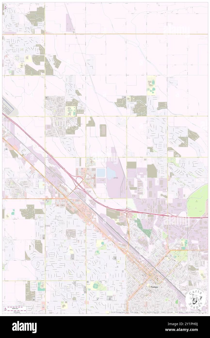 Fischer, Canyon County, Stati Uniti, Idaho, N 43 37' 9'', S 116 35' 1''', MAP, Cartascapes Map pubblicata nel 2024. Esplora Cartascapes, una mappa che rivela i diversi paesaggi, culture ed ecosistemi della Terra. Viaggia attraverso il tempo e lo spazio, scoprendo l'interconnessione del passato, del presente e del futuro del nostro pianeta. Foto Stock