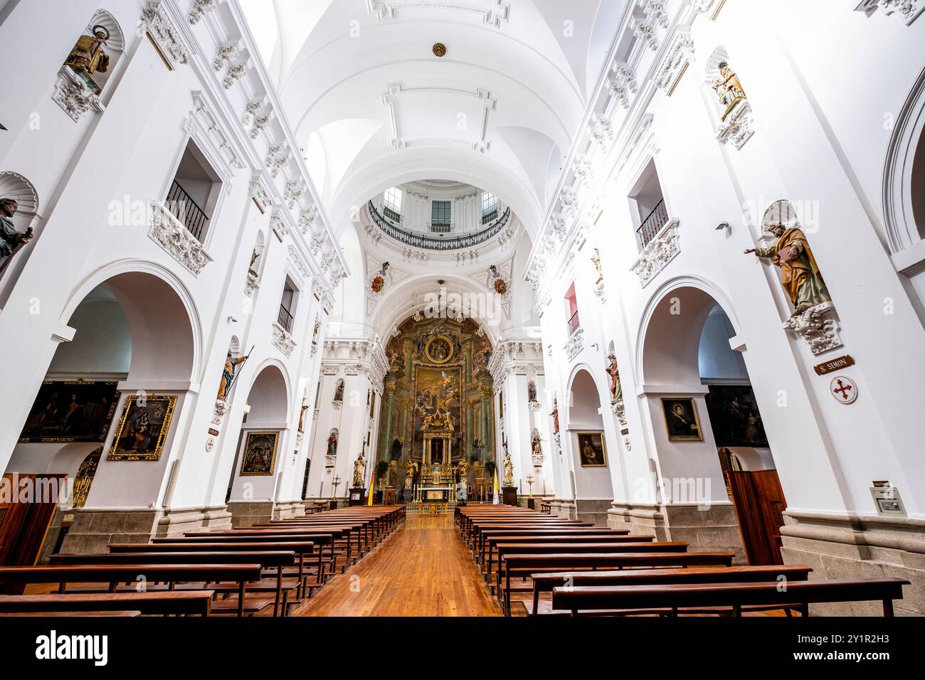 Chiesa di San Ildefonso, Chiesa dei Gesuiti, Toledo, Castilla-la Mancha, Spagna. Foto Stock