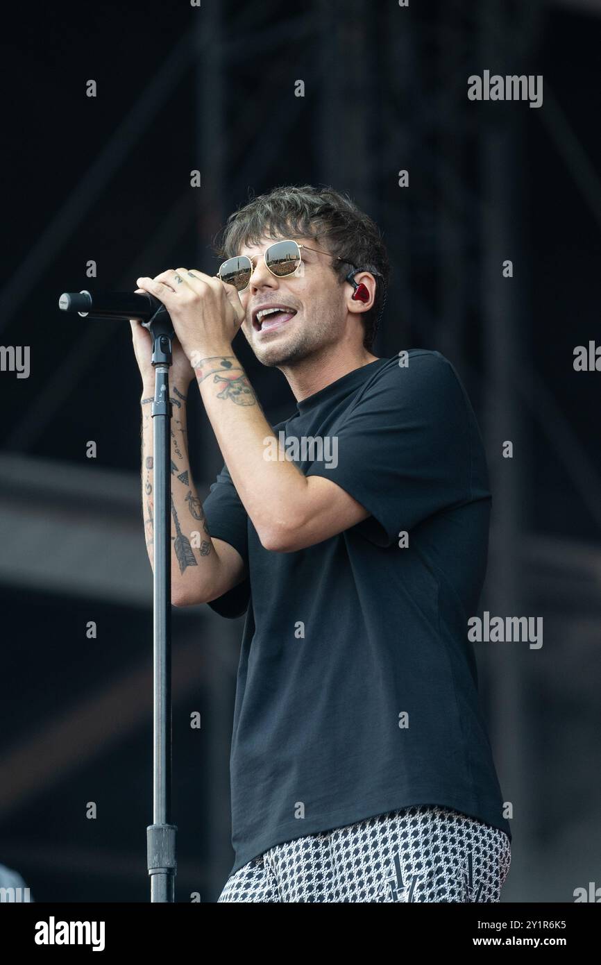 Lollapalooza 2024, Berlino, Germania, 7 settembre, 2024, Louis Tomlinson. Crediti: Colin Darbyshire/Alamy Live news Foto Stock