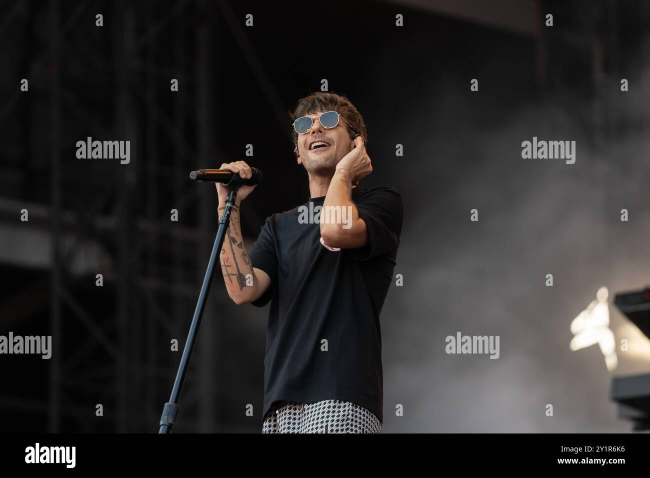 Lollapalooza 2024, Berlino, Germania, 7 settembre, 2024, Louis Tomlinson. Crediti: Colin Darbyshire/Alamy Live news Foto Stock