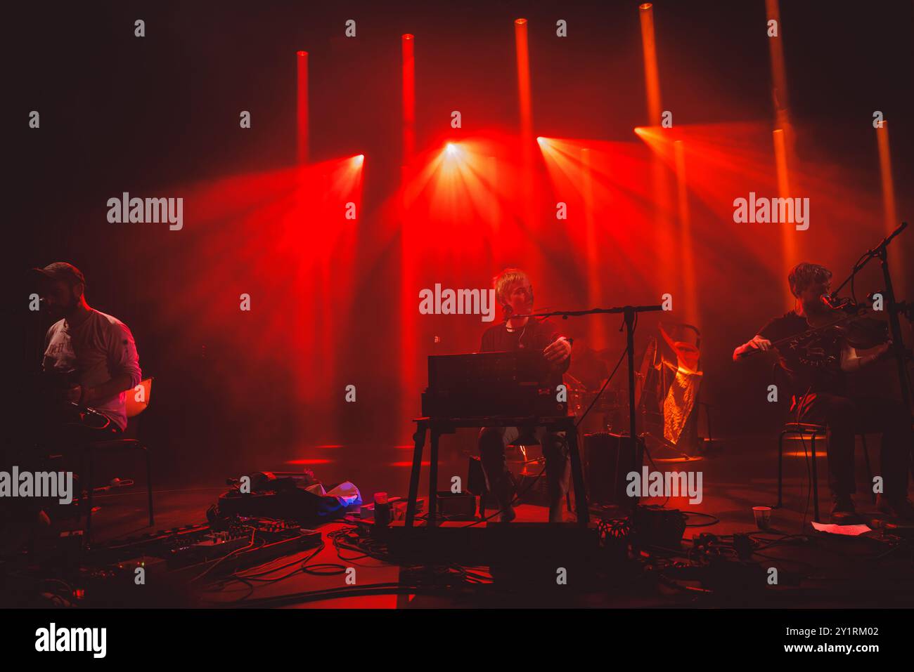Copenaghen, Danimarca. 7 settembre 2024. La band di musica folk irlandese Lankum esegue un concerto dal vivo al VEGA di Copenaghen. Credito: Gonzales Photo/Alamy Live News Foto Stock