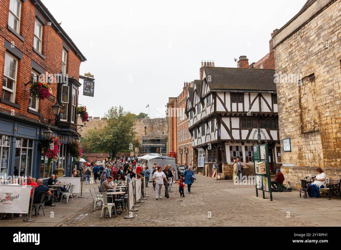 Un sabato a Lincoln Foto Stock