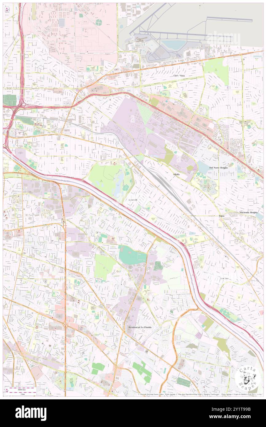 Lakeside, El Paso County, Stati Uniti, Texas, N 31 44' 49'', S 106 23' 53'', MAP, Cartascapes Map pubblicata nel 2024. Esplora Cartascapes, una mappa che rivela i diversi paesaggi, culture ed ecosistemi della Terra. Viaggia attraverso il tempo e lo spazio, scoprendo l'interconnessione del passato, del presente e del futuro del nostro pianeta. Foto Stock