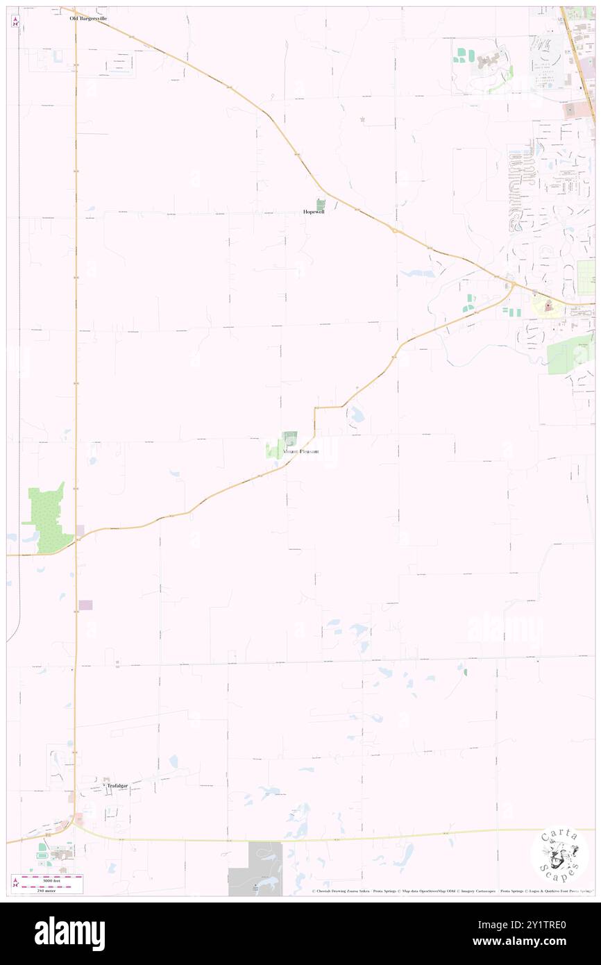 Mount Pleasant, Johnson County, Stati Uniti, Indiana, N 39 27' 37'', S 86 7' 9'', MAP, Cartascapes Map pubblicata nel 2024. Esplora Cartascapes, una mappa che rivela i diversi paesaggi, culture ed ecosistemi della Terra. Viaggia attraverso il tempo e lo spazio, scoprendo l'interconnessione del passato, del presente e del futuro del nostro pianeta. Foto Stock