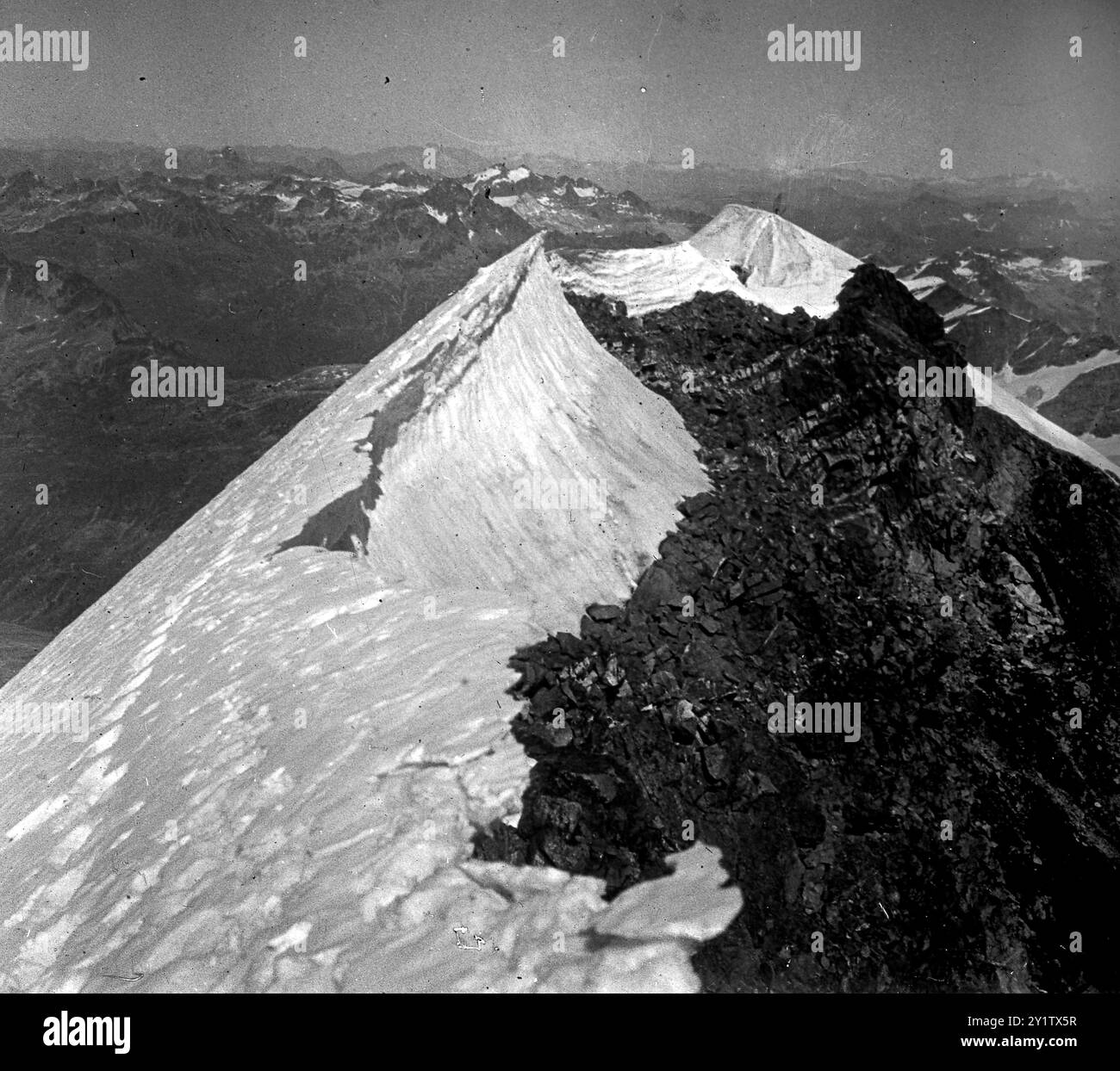 Piz Roseg in Svizzera 1928 Foto Stock