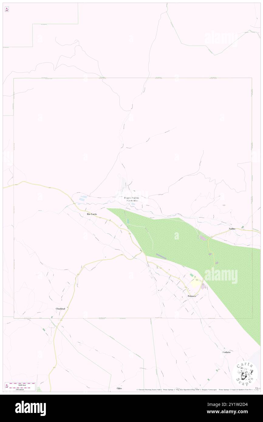 Picuris Pueblo, Taos County, Stati Uniti, New Mexico, N 36 12' 3'', S 105 42' 36'', MAP, Cartascapes Map pubblicata nel 2024. Esplora Cartascapes, una mappa che rivela i diversi paesaggi, culture ed ecosistemi della Terra. Viaggia attraverso il tempo e lo spazio, scoprendo l'interconnessione del passato, del presente e del futuro del nostro pianeta. Foto Stock