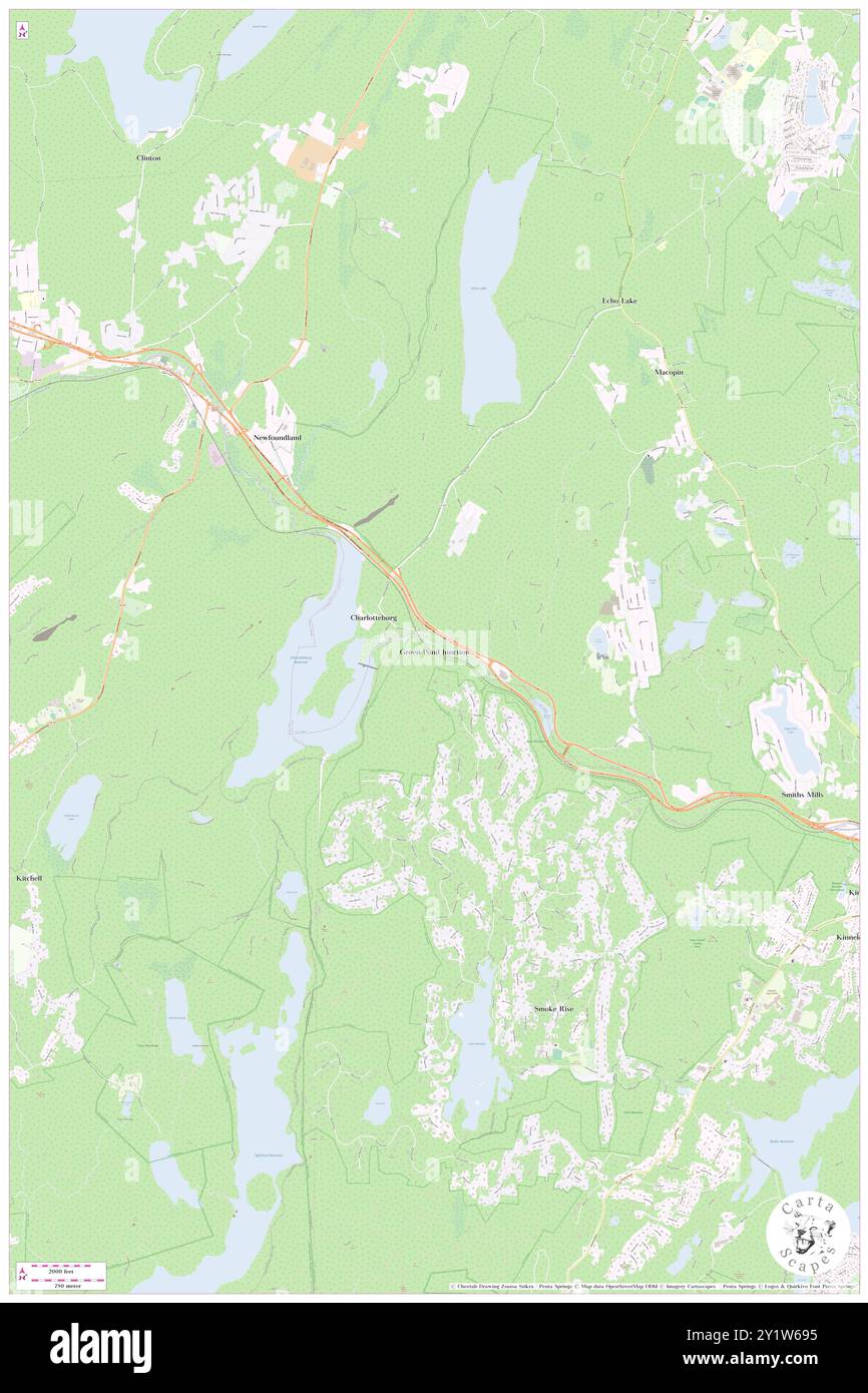 Green Pond Junction, Morris County, Stati Uniti, New Jersey, N 41 1' 38'', S 74 24' 59'', MAP, Cartascapes Map pubblicata nel 2024. Esplora Cartascapes, una mappa che rivela i diversi paesaggi, culture ed ecosistemi della Terra. Viaggia attraverso il tempo e lo spazio, scoprendo l'interconnessione del passato, del presente e del futuro del nostro pianeta. Foto Stock