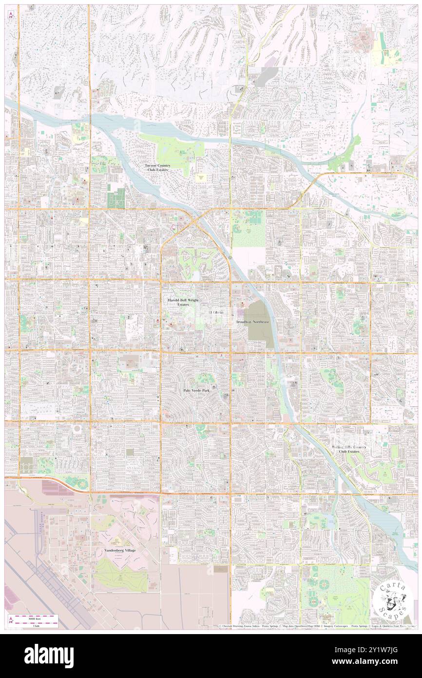 Kingston Knolls Terrace, Pima County, Stati Uniti, Stati Uniti, Arizona, N 32 13' 42'', S 110 50' 44'', MAP, Cartascapes Map pubblicata nel 2024. Esplora Cartascapes, una mappa che rivela i diversi paesaggi, culture ed ecosistemi della Terra. Viaggia attraverso il tempo e lo spazio, scoprendo l'interconnessione del passato, del presente e del futuro del nostro pianeta. Foto Stock