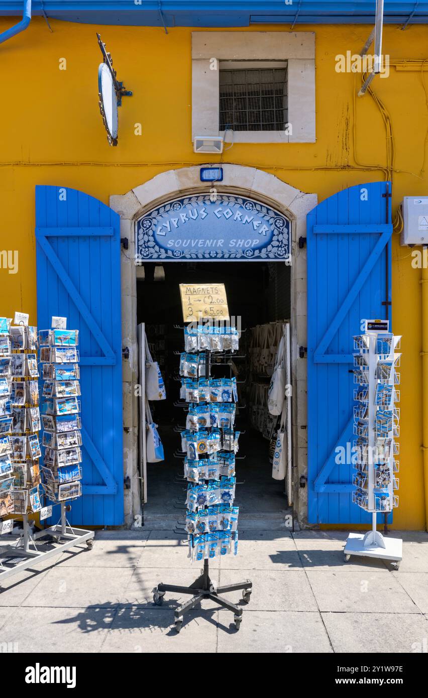Negozio di souvenir Cyprus Corner, Limassol, Cipro Foto Stock