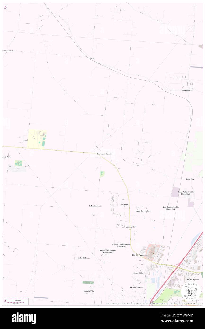 Lawrenceville, Clark County, Stati Uniti, Ohio, N 39 59' 12'', S 83 52' 42'', MAP, Cartascapes Map pubblicata nel 2024. Esplora Cartascapes, una mappa che rivela i diversi paesaggi, culture ed ecosistemi della Terra. Viaggia attraverso il tempo e lo spazio, scoprendo l'interconnessione del passato, del presente e del futuro del nostro pianeta. Foto Stock