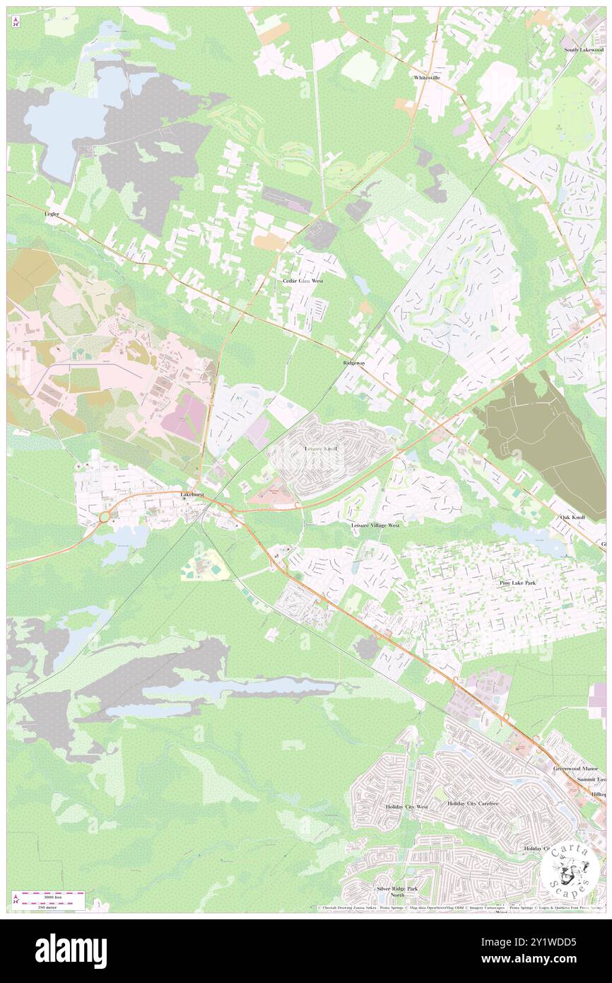 Leisure Knoll, Ocean County, Stati Uniti, Stati Uniti, New Jersey, N 40 1' 8'', S 74 17' 31'', MAP, Cartascapes Map pubblicata nel 2024. Esplora Cartascapes, una mappa che rivela i diversi paesaggi, culture ed ecosistemi della Terra. Viaggia attraverso il tempo e lo spazio, scoprendo l'interconnessione del passato, del presente e del futuro del nostro pianeta. Foto Stock