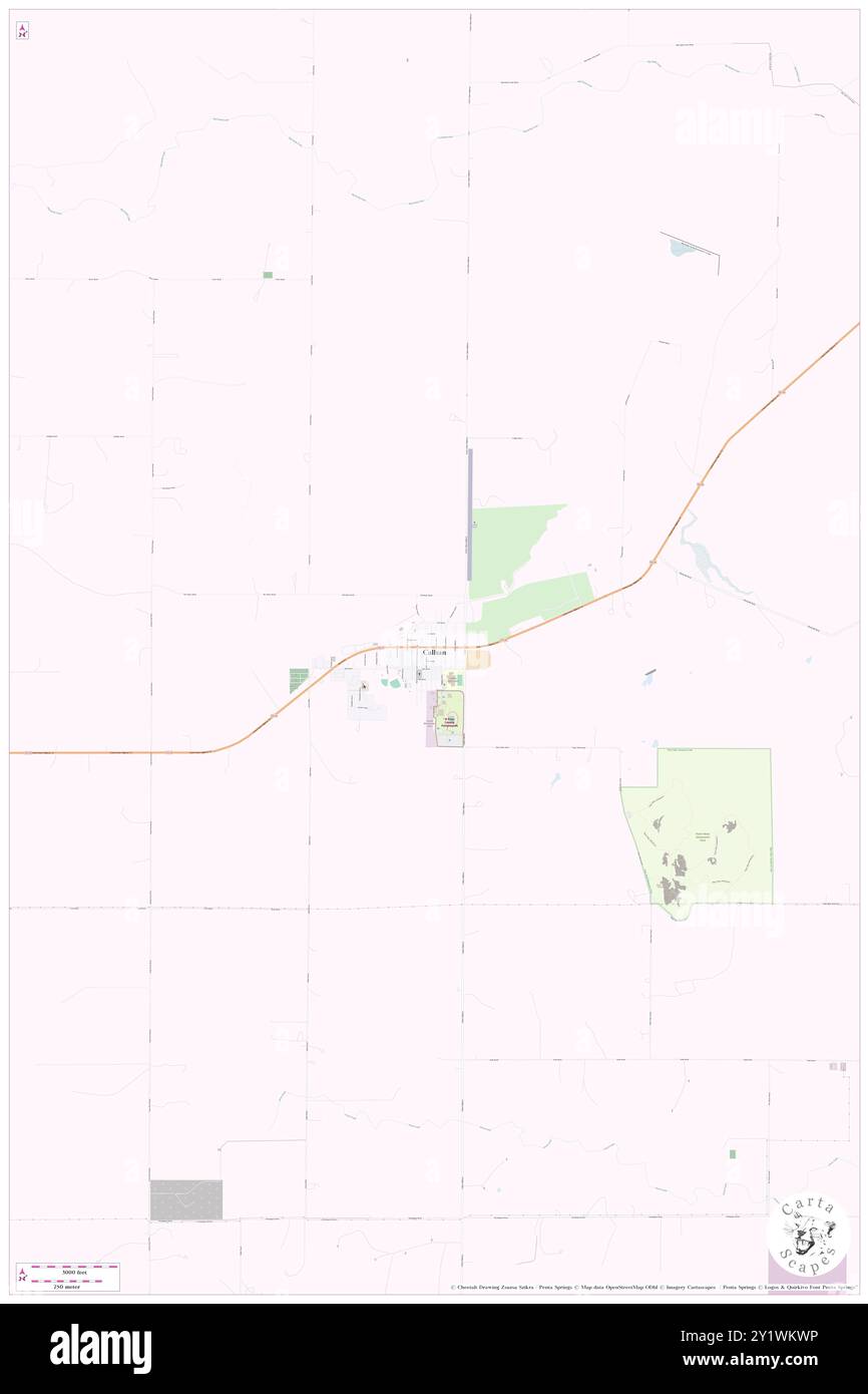 Calhan, El Paso County, Stati Uniti, Stati Uniti, Colorado, N 39 2' 7'', S 104 17' 49'', MAP, Cartascapes Map pubblicata nel 2024. Esplora Cartascapes, una mappa che rivela i diversi paesaggi, culture ed ecosistemi della Terra. Viaggia attraverso il tempo e lo spazio, scoprendo l'interconnessione del passato, del presente e del futuro del nostro pianeta. Foto Stock