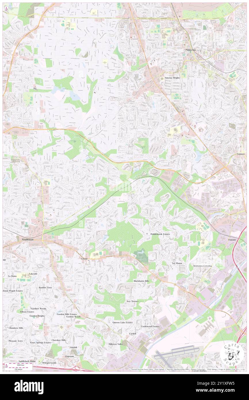 Nickajack (storico), Cobb County, Stati Uniti, Georgia, N 33 50' 12'', S 84 32' 31'', MAP, Cartascapes Map pubblicata nel 2024. Esplora Cartascapes, una mappa che rivela i diversi paesaggi, culture ed ecosistemi della Terra. Viaggia attraverso il tempo e lo spazio, scoprendo l'interconnessione del passato, del presente e del futuro del nostro pianeta. Foto Stock