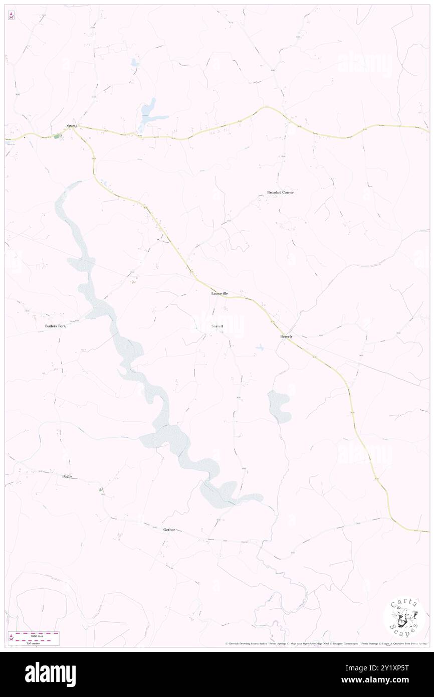 Sorrell, Caroline County, Stati Uniti, Stati Uniti, Virginia, N 37 57' 15''', S 77 11' 44'', mappa, Cartascapes Map pubblicata nel 2024. Esplora Cartascapes, una mappa che rivela i diversi paesaggi, culture ed ecosistemi della Terra. Viaggia attraverso il tempo e lo spazio, scoprendo l'interconnessione del passato, del presente e del futuro del nostro pianeta. Foto Stock