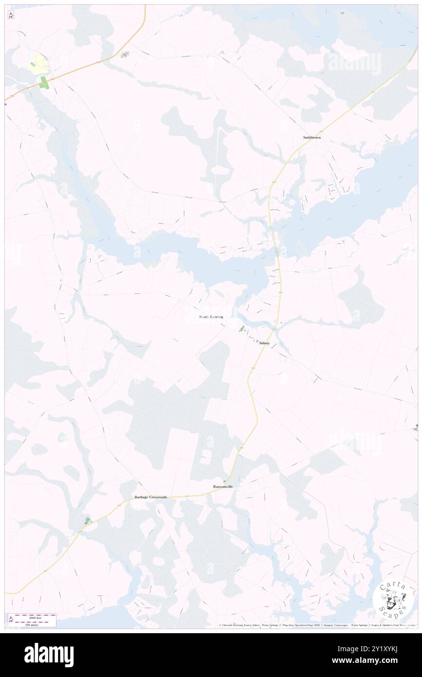 Sandy Landing, Beaufort County, Stati Uniti, Carolina del Nord, N 35 29' 10'', S 76 41' 17'', MAP, Cartascapes Map pubblicata nel 2024. Esplora Cartascapes, una mappa che rivela i diversi paesaggi, culture ed ecosistemi della Terra. Viaggia attraverso il tempo e lo spazio, scoprendo l'interconnessione del passato, del presente e del futuro del nostro pianeta. Foto Stock