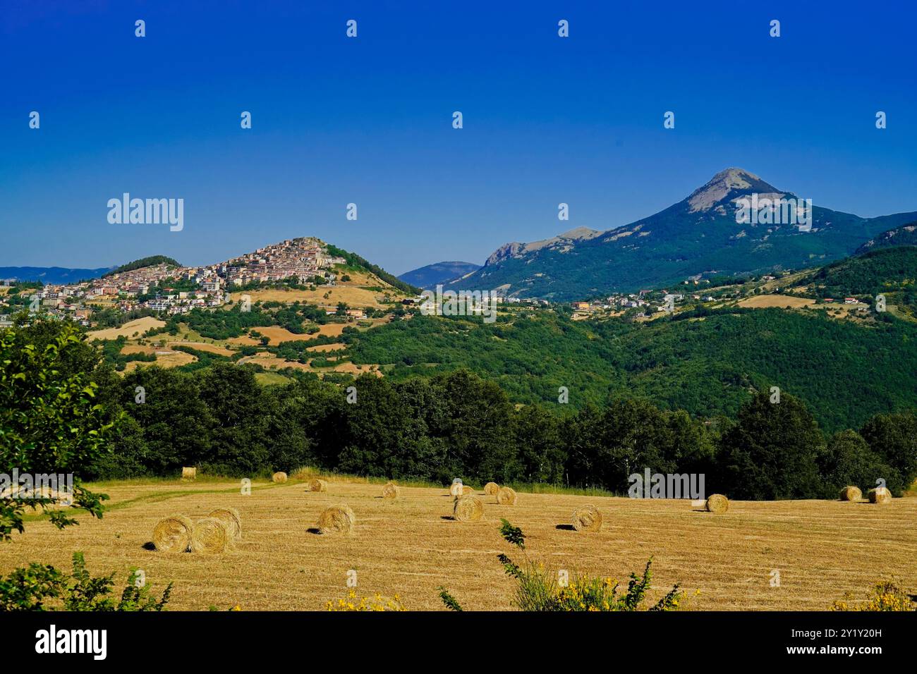 Grumentum, area echeologica dell'antica città romana, potenza, Basilicata, ​​the Italia Foto Stock