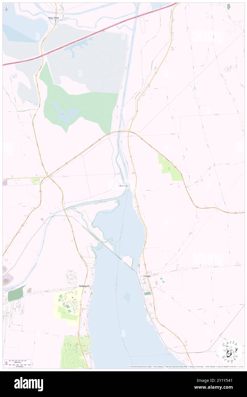 Mud Lock, Seneca County, Stati Uniti, Stati Uniti, New York, N 42 56' 47'', S 76 44' 9'', MAP, Cartascapes Map pubblicata nel 2024. Esplora Cartascapes, una mappa che rivela i diversi paesaggi, culture ed ecosistemi della Terra. Viaggia attraverso il tempo e lo spazio, scoprendo l'interconnessione del passato, del presente e del futuro del nostro pianeta. Foto Stock