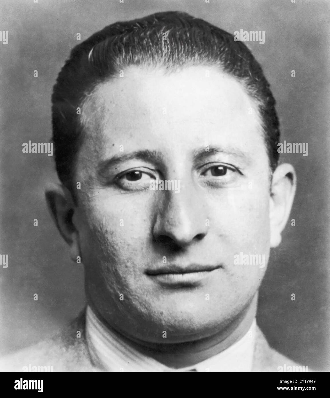 Baffo di Carlo Gambino (24 agosto 1902 - 15 ottobre 1976) a 1930 anni, mafioso diventato capo della famiglia Gambino, che porta ancora oggi il suo nome. Foto Stock
