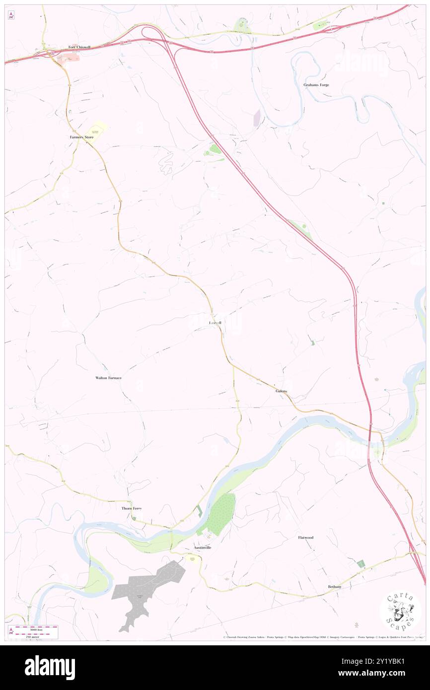 Laswell, Wythe County, Stati Uniti, Stati Uniti, Virginia, N 36 53' 39'', S 80 54' 32'', MAP, Cartascapes Map pubblicata nel 2024. Esplora Cartascapes, una mappa che rivela i diversi paesaggi, culture ed ecosistemi della Terra. Viaggia attraverso il tempo e lo spazio, scoprendo l'interconnessione del passato, del presente e del futuro del nostro pianeta. Foto Stock