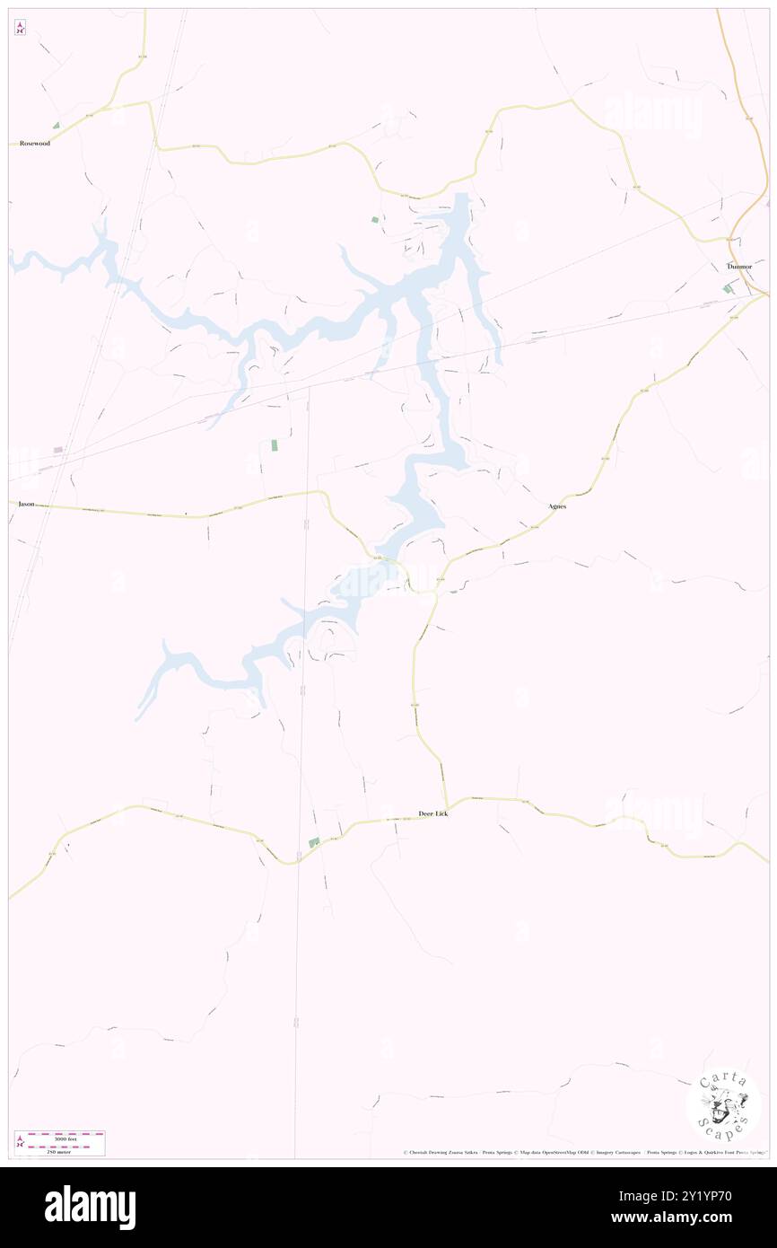 Whispering Pines, Logan County, Stati Uniti, Kentucky, N 37 2' 24'', S 87 2' 33'', MAP, Cartascapes Map pubblicata nel 2024. Esplora Cartascapes, una mappa che rivela i diversi paesaggi, culture ed ecosistemi della Terra. Viaggia attraverso il tempo e lo spazio, scoprendo l'interconnessione del passato, del presente e del futuro del nostro pianeta. Foto Stock