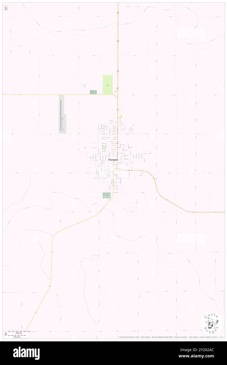 Mangum, Greer County, Stati Uniti, Stati Uniti, Oklahoma, N 34 52' 19'', S 99 30' 15'', MAP, Cartascapes Map pubblicata nel 2024. Esplora Cartascapes, una mappa che rivela i diversi paesaggi, culture ed ecosistemi della Terra. Viaggia attraverso il tempo e lo spazio, scoprendo l'interconnessione del passato, del presente e del futuro del nostro pianeta. Foto Stock