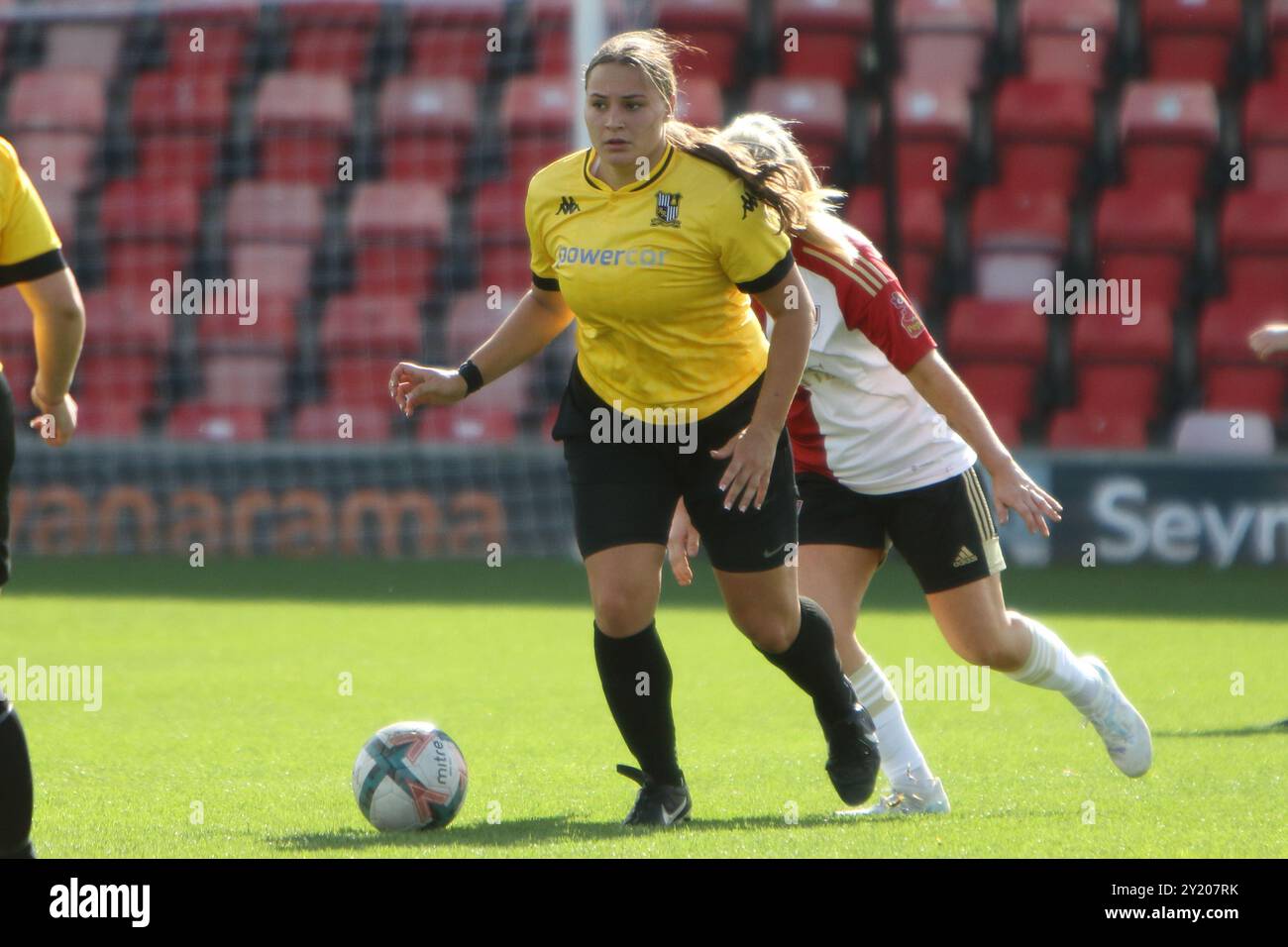 Woking FC Women vs Abbey Rangers FC Women Southern Regional Womens Football League at Kingfield Woking FC 8 set 2024 Foto Stock