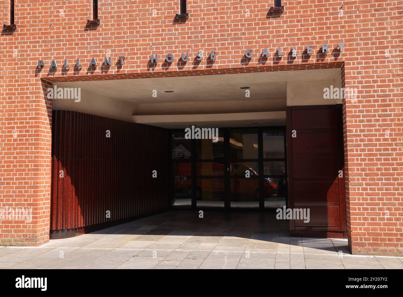 Pallant House Gallery, importanti collezioni e mostre britanniche moderne in un ampio spazio residenziale a Chichester, Regno Unito Foto Stock