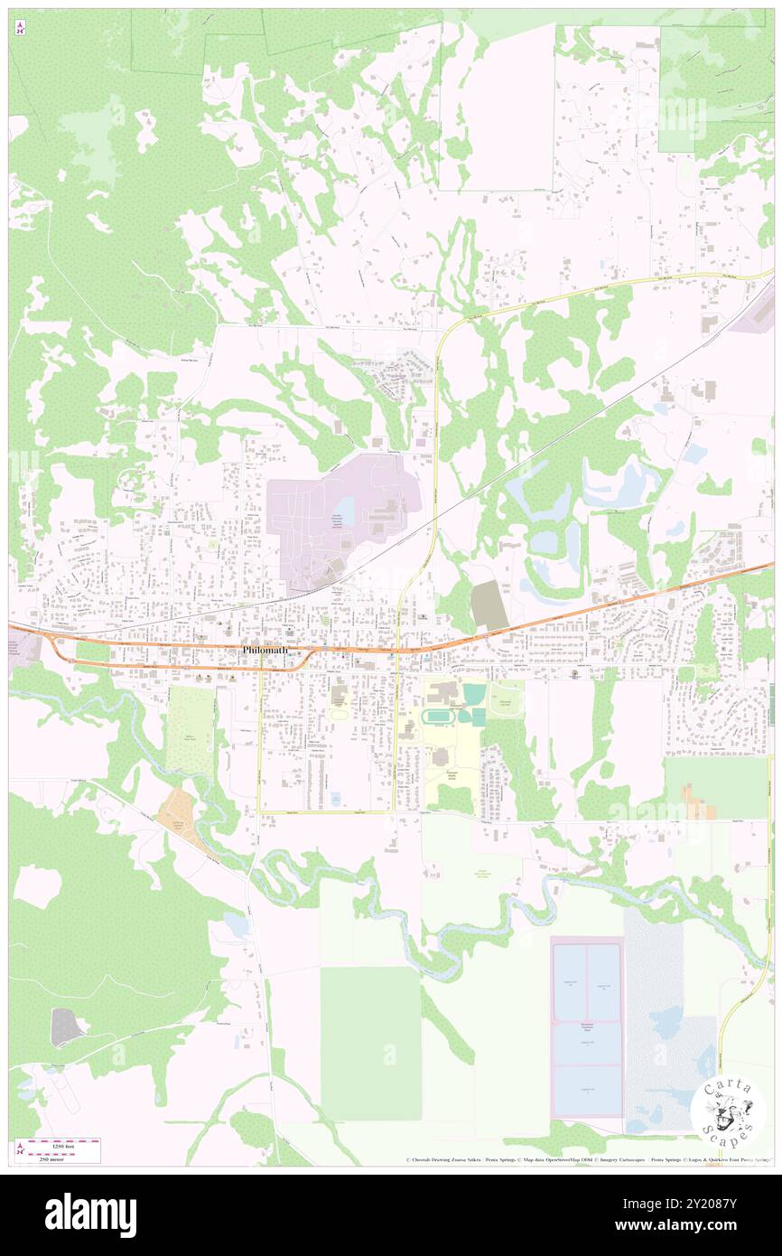 Philomath, Benton County, Stati Uniti, Oregon, N 44 32' 24''', S 123 22' 3'', MAP, Cartascapes Map pubblicata nel 2024. Esplora Cartascapes, una mappa che rivela i diversi paesaggi, culture ed ecosistemi della Terra. Viaggia attraverso il tempo e lo spazio, scoprendo l'interconnessione del passato, del presente e del futuro del nostro pianeta. Foto Stock