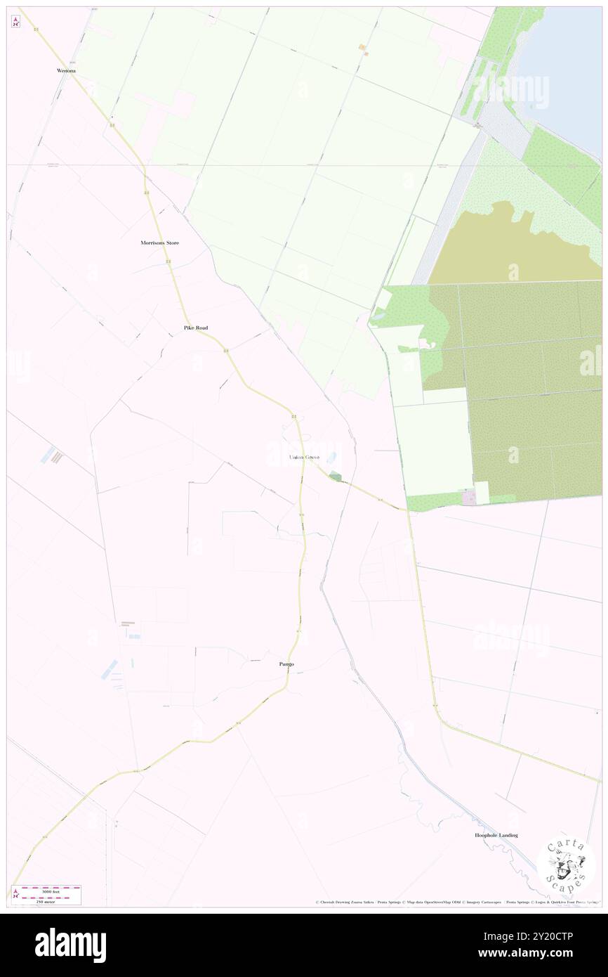 Union Grove, Beaufort County, Stati Uniti, Stati Uniti, Carolina del Nord, N 35 39' 54'', S 76 36' 32'', MAP, Cartascapes Map pubblicata nel 2024. Esplora Cartascapes, una mappa che rivela i diversi paesaggi, culture ed ecosistemi della Terra. Viaggia attraverso il tempo e lo spazio, scoprendo l'interconnessione del passato, del presente e del futuro del nostro pianeta. Foto Stock