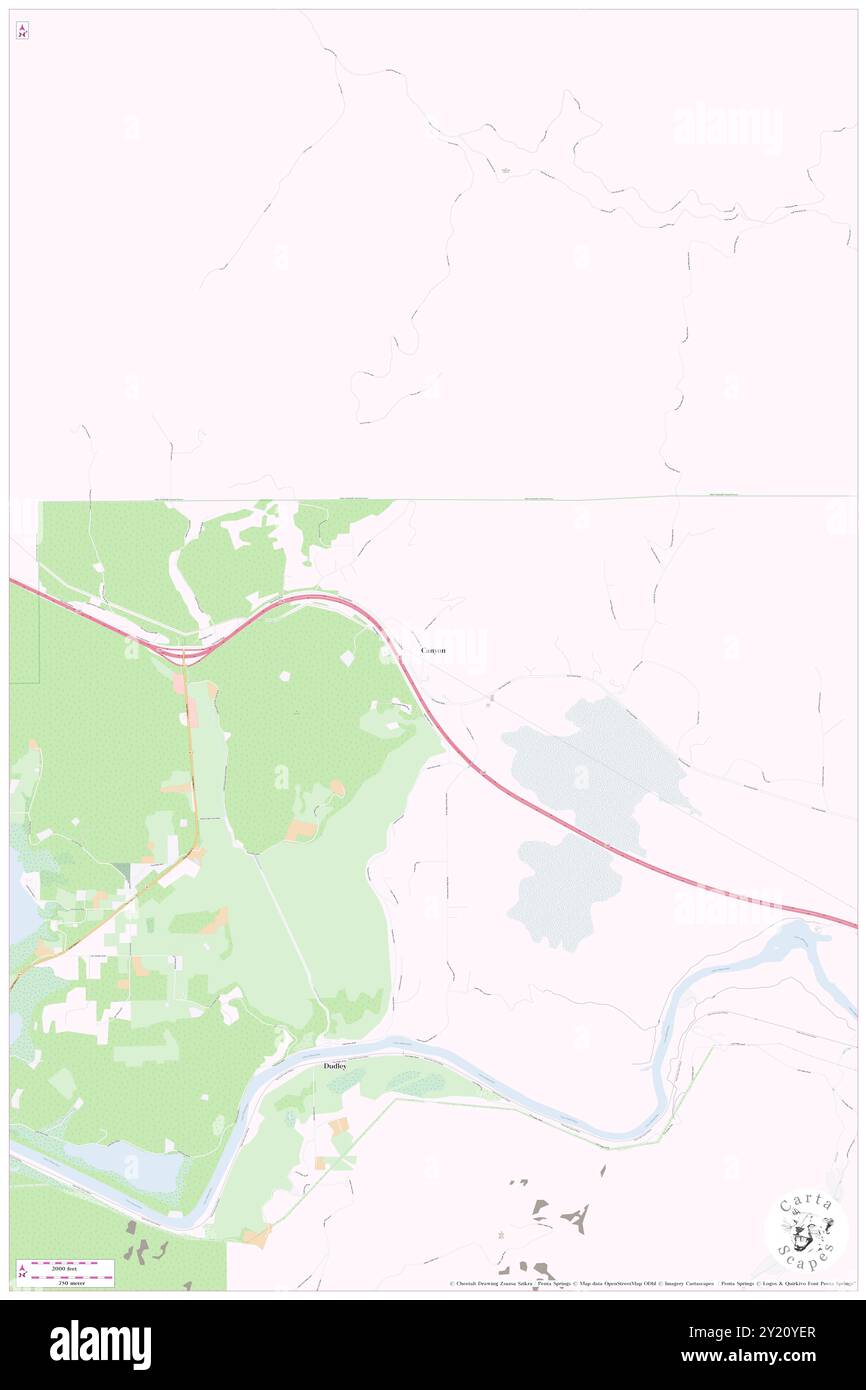 Canyon, Kootenai County, Stati Uniti, Idaho, N 47 34' 30'', S 116 24' 45'', MAP, Cartascapes Map pubblicata nel 2024. Esplora Cartascapes, una mappa che rivela i diversi paesaggi, culture ed ecosistemi della Terra. Viaggia attraverso il tempo e lo spazio, scoprendo l'interconnessione del passato, del presente e del futuro del nostro pianeta. Foto Stock