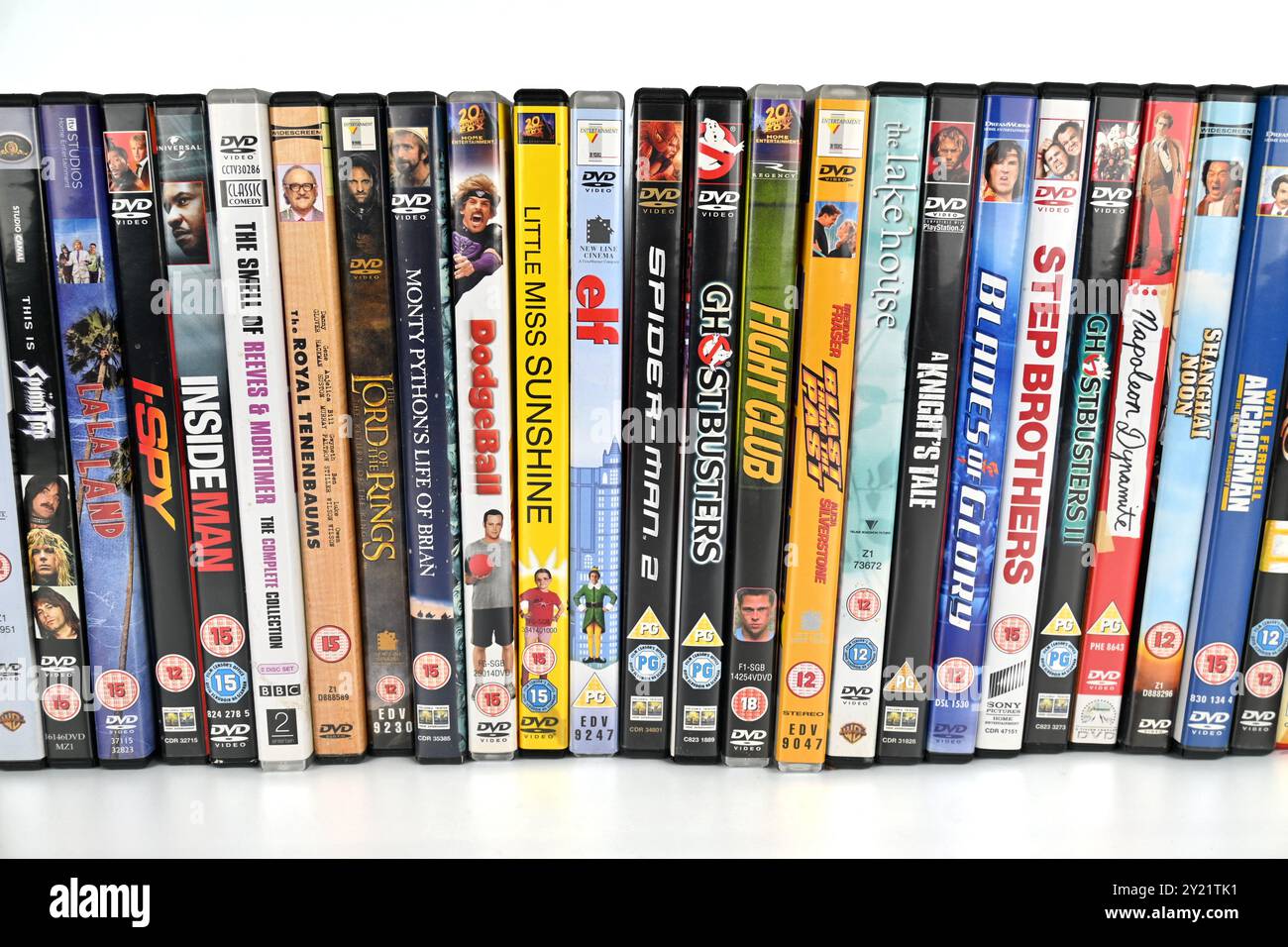 Raccolta DVD – Galles, Regno Unito – 3 settembre 2024 Foto Stock