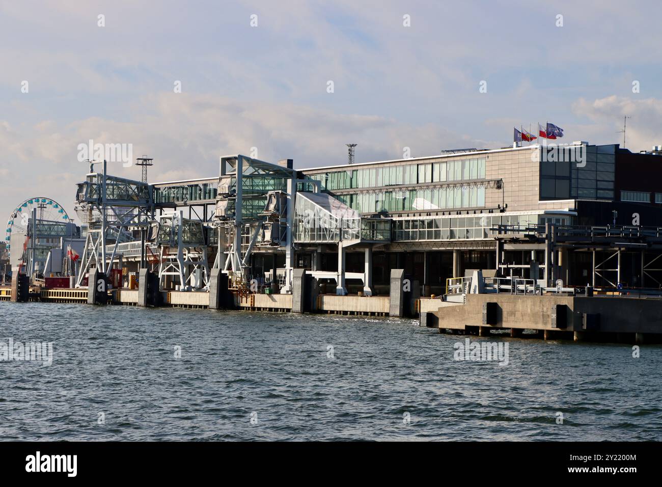Terminal delle navi da crociera Katajanokka a Helsinki, Finlandia, agosto 2024 Foto Stock