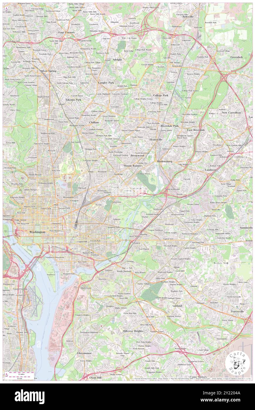 Gateway, Frederick County, Stati Uniti, Stati Uniti, Maryland, N 39 36' 45'', S 77 24' 18'', mappa, Cartascapes Map pubblicata nel 2024. Esplora Cartascapes, una mappa che rivela i diversi paesaggi, culture ed ecosistemi della Terra. Viaggia attraverso il tempo e lo spazio, scoprendo l'interconnessione del passato, del presente e del futuro del nostro pianeta. Foto Stock