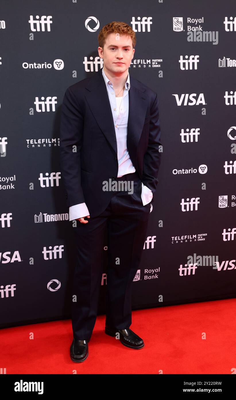 Toronto, Canada. 8 settembre 2024. Kit Connor arriva alla prima di "The Wild robot" durante il Toronto International Film Festival 2024 tenutosi alla Roy Thomson Hall l'8 settembre 2024 a Toronto, Canada © JPA/AFF-USA.com Credit: AFF/Alamy Live News Foto Stock