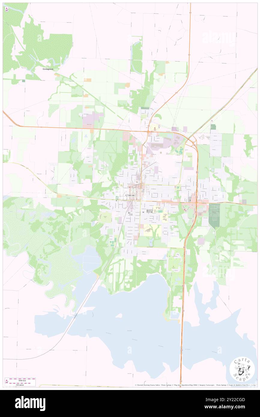 Clinton, Henry County, Stati Uniti, Stati Uniti, Missouri, N 38 22' 7'', S 93 46' 41'', MAP, Cartascapes Map pubblicata nel 2024. Esplora Cartascapes, una mappa che rivela i diversi paesaggi, culture ed ecosistemi della Terra. Viaggia attraverso il tempo e lo spazio, scoprendo l'interconnessione del passato, del presente e del futuro del nostro pianeta. Foto Stock