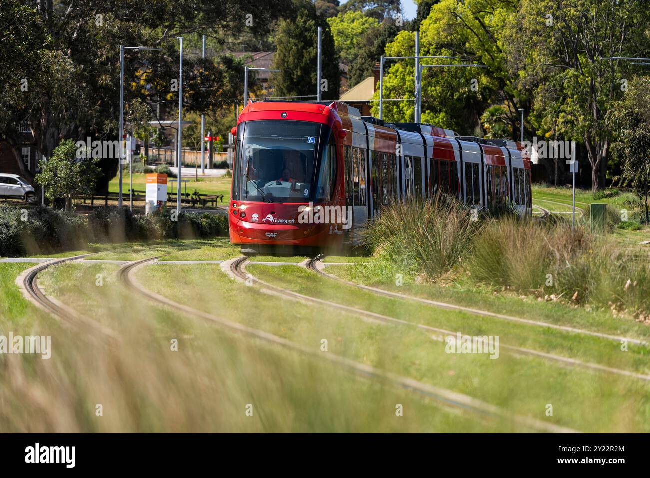 Stazione del tram di Ngara nell'ospedale di Cumberland Foto Stock