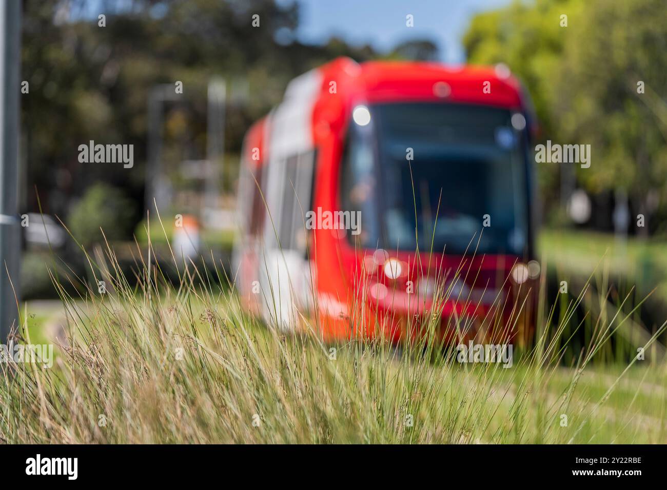 Stazione del tram di Ngara nell'ospedale di Cumberland Foto Stock