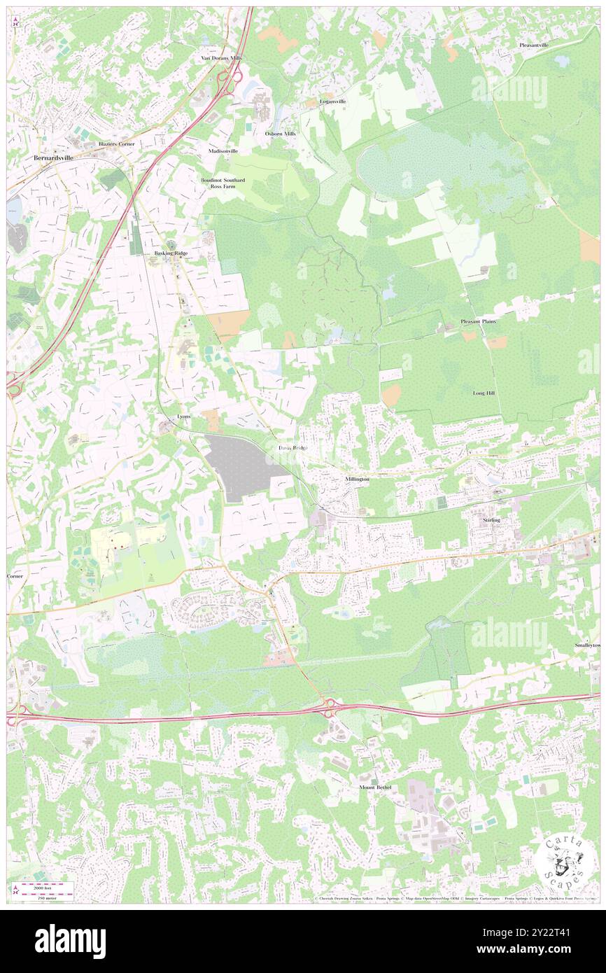 Davis Bridge, Morris County, Stati Uniti, Stati Uniti, New Jersey, N 40 40' 49'', S 74 31' 36'', MAP, Cartascapes Map pubblicata nel 2024. Esplora Cartascapes, una mappa che rivela i diversi paesaggi, culture ed ecosistemi della Terra. Viaggia attraverso il tempo e lo spazio, scoprendo l'interconnessione del passato, del presente e del futuro del nostro pianeta. Foto Stock