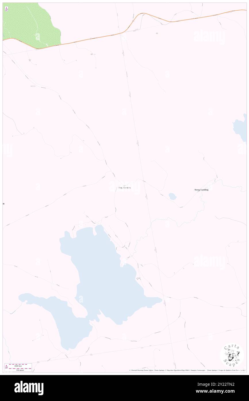 Dog Corners, Hancock County, Stati Uniti, Stati Uniti, Maine, N 44 47' 18''', S 68 12' 1''', MAP, Cartascapes Map pubblicata nel 2024. Esplora Cartascapes, una mappa che rivela i diversi paesaggi, culture ed ecosistemi della Terra. Viaggia attraverso il tempo e lo spazio, scoprendo l'interconnessione del passato, del presente e del futuro del nostro pianeta. Foto Stock