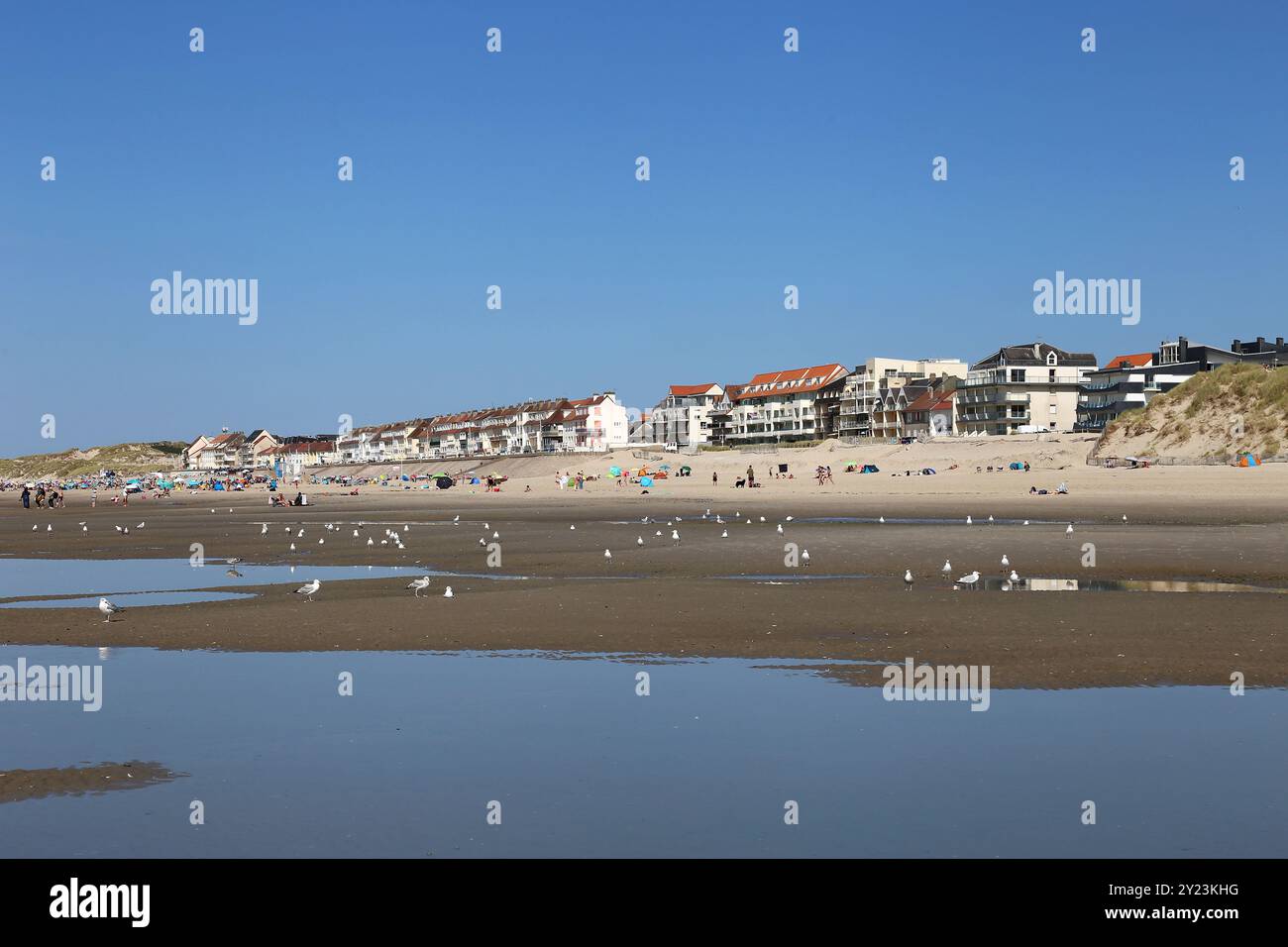 Fort Mahon Plage, Côte Picarde, somme, Hauts de France, la Manche, Francia, Europa Foto Stock