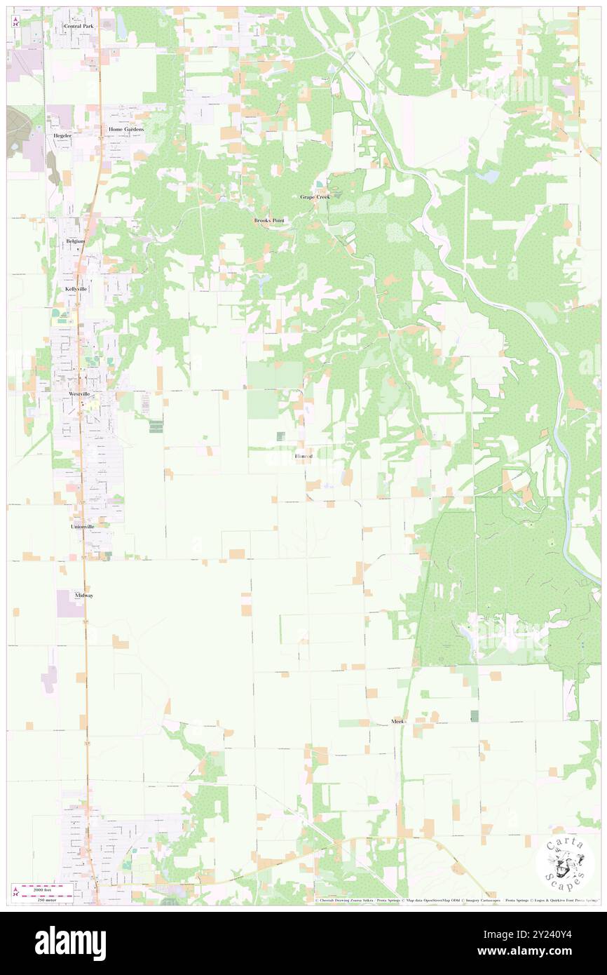 Himrod, Vermilion County, Stati Uniti, Illinois, N 40 2' 3'', S 87 36' 2'', MAP, Cartascapes Map pubblicata nel 2024. Esplora Cartascapes, una mappa che rivela i diversi paesaggi, culture ed ecosistemi della Terra. Viaggia attraverso il tempo e lo spazio, scoprendo l'interconnessione del passato, del presente e del futuro del nostro pianeta. Foto Stock